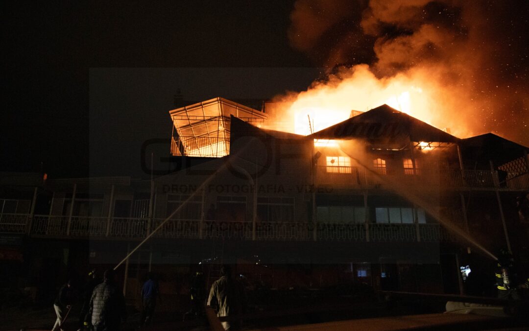 Incendio y robo golpearon al Hotel Gali en Taltal