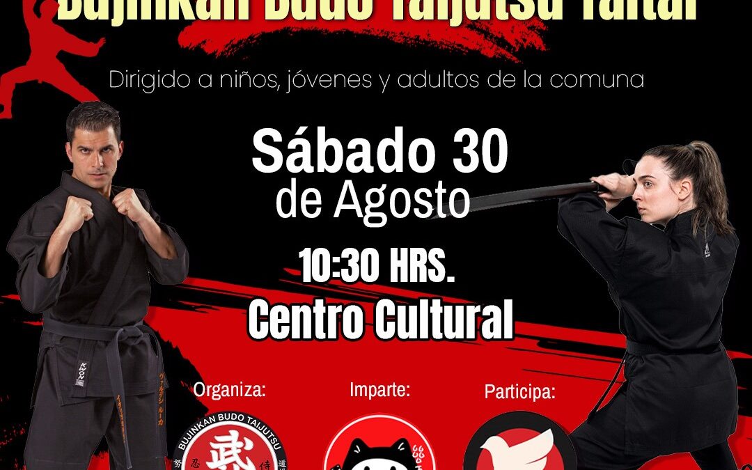 Taltal vivirá encuentro de Bujinkan Budo Taijutsu: entrenamiento abierto para niños, jóvenes y adultos