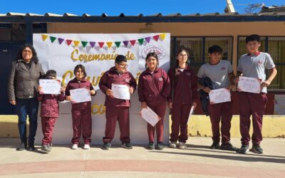 Paposo: Escuela G-107 Paranal realizó ceremonia de reconocimiento del 1er semestre