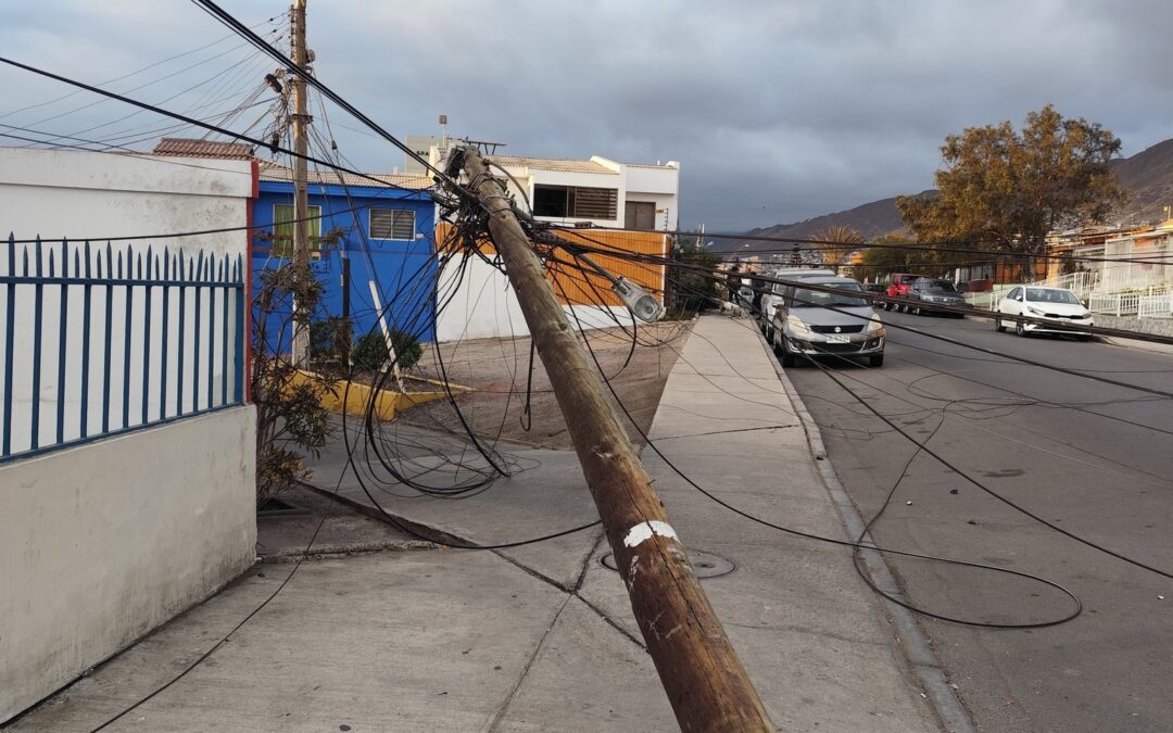 Detienen a conductor de camión que derribó 12 postes en Antofagasta: no tenía licencia profesional
