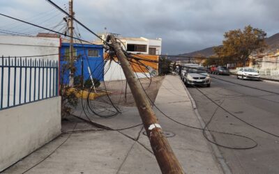 Detienen a conductor de camión que derribó 12 postes en Antofagasta: no tenía licencia profesional