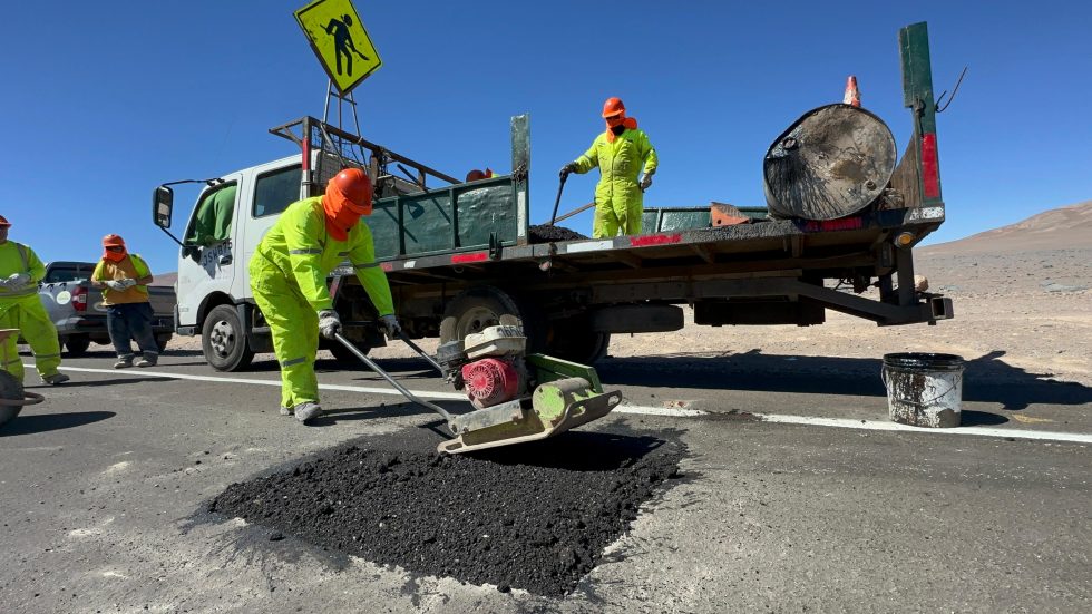 MOP inicia conservación de la ruta B-710 hacia Taltal