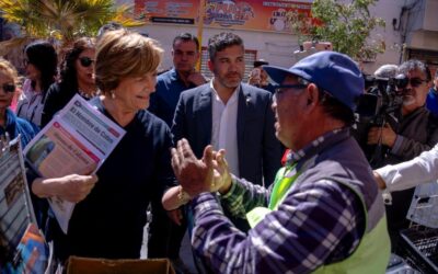 Evelyn Matthei en Antofagasta: promete iniciar un eventual gobierno en el norte y suma a la ciudad a su plan de intervención urbana
