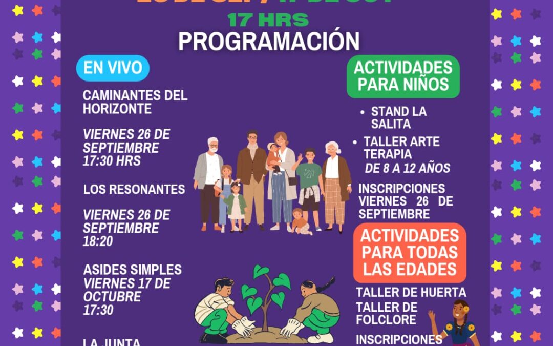 Activación cultural comunitaria llega a la Población El Cobre con talleres y música en vivo