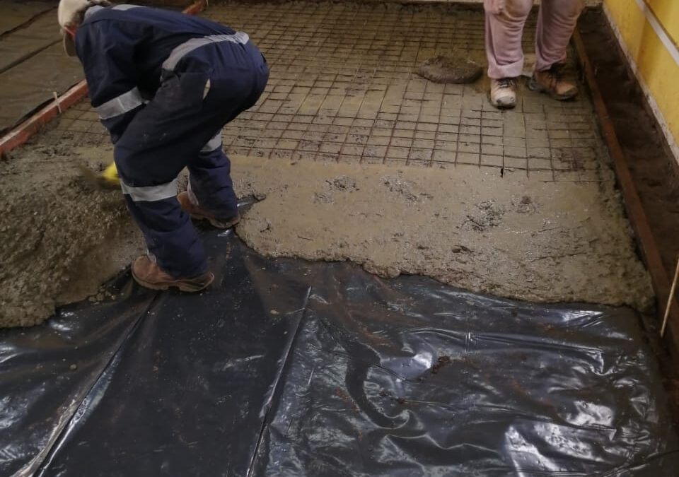 Avanzan las obras de mejoramiento del Centro de Atención Diurna para uso temporal de estudiantes del Liceo Politécnico