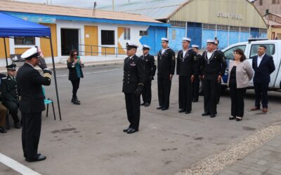 Ceremonia de entrega de mando en la Capitanía de Puerto de Taltal