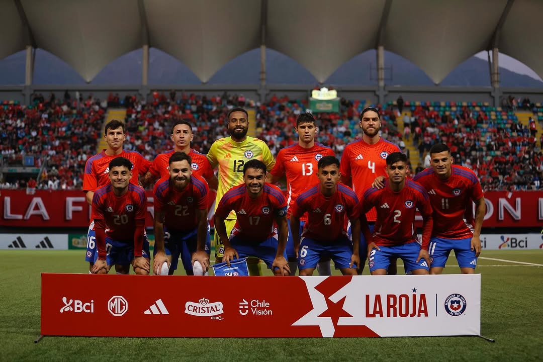 Once estelar de Chile para enfrentar a Perú en el Estadio Bicentenario de la Florida. 📷 Carlos Parra - Comunicaciones FFCh.