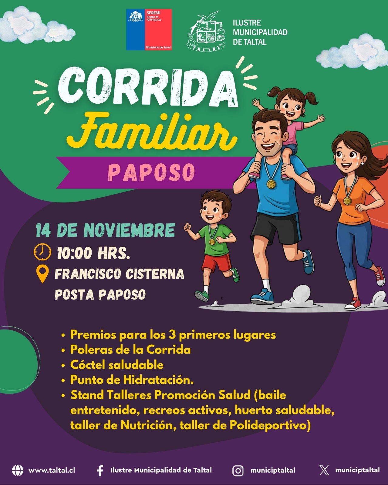 Vecinos y niños observan a los perritos en adopción junto al equipo de la Oficina de Bienestar Animal durante la jornada en la Plaza Prat de Taltal.