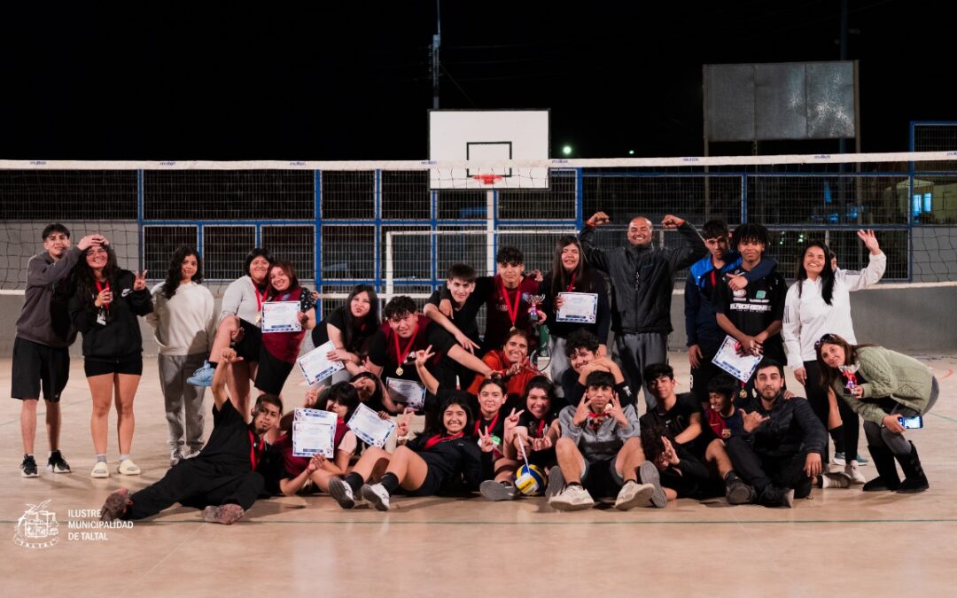 Taltal vivió una gran final del Campeonato de Vóleibol Juvenil Mixto – Copa de la Amistad