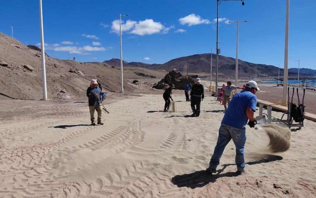 Mejoras en Playa Tierra del Moro refuerzan el compromiso con los espacios públicos de Taltal