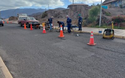 Municipalidad de Taltal refuerza trabajos de tapado de baches en distintos sectores de la comuna