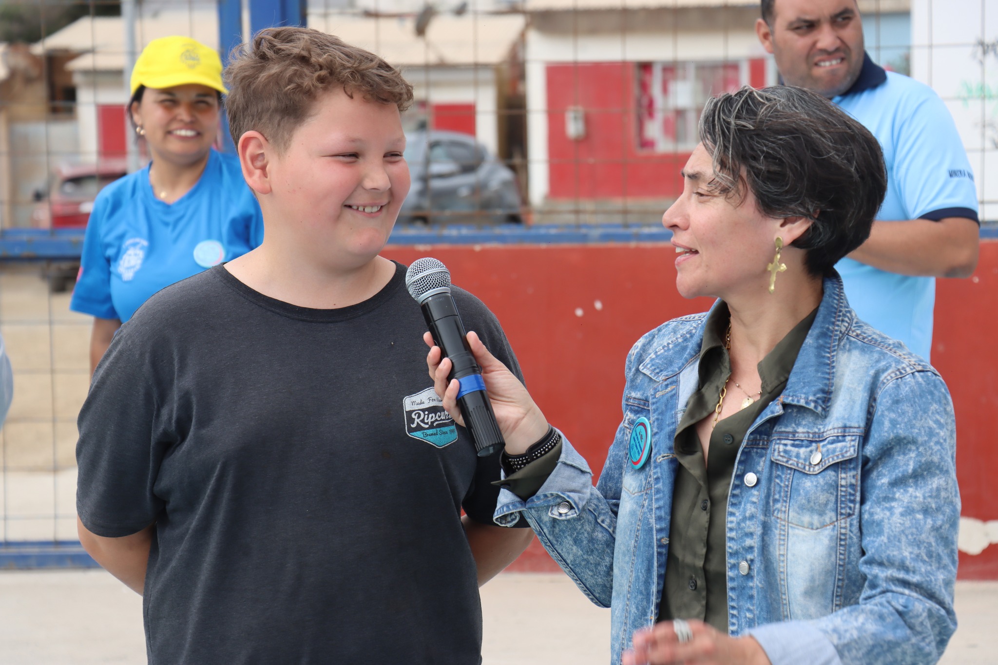Entrevista a niño participante durante actividad comunitaria en Paposo.