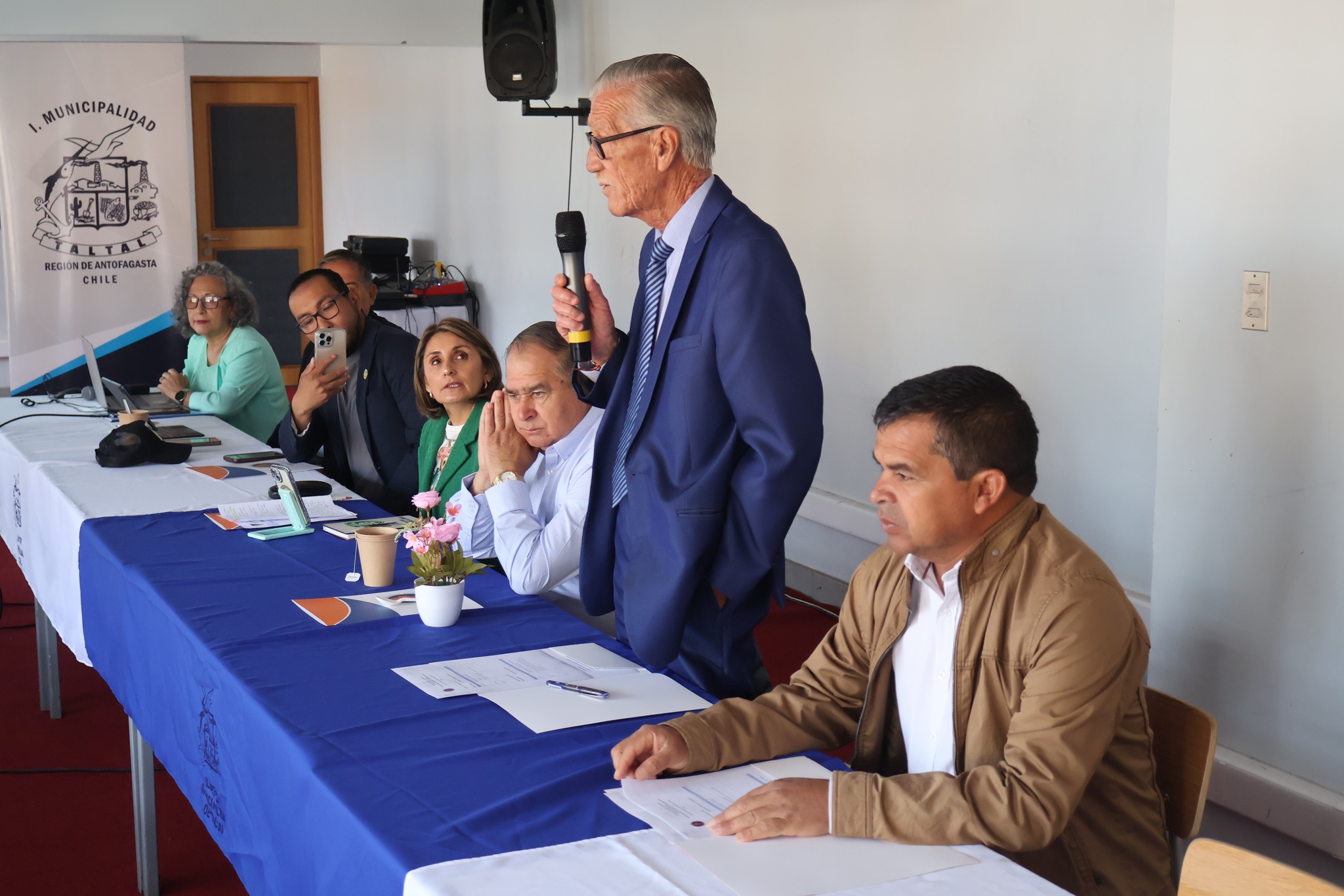 Alcalde de Taltal Mario Acuña participa en la 4ª Asamblea General de la AMRA realizada en Taltal.