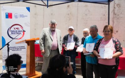 Ceremonia de finalización del programa “Sabios y Sanos” reunió a personas mayores en Paposo