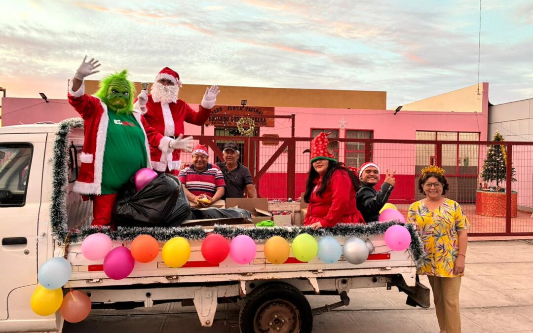 Con caravana navideña culminan actividades de fin de año en la Población Eduardo Vigil de Taltal