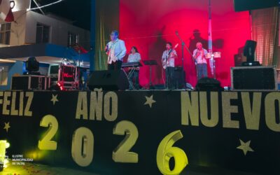 Taltal dio la bienvenida al 2026 con música, baile y celebración comunitaria en la Plaza de Armas