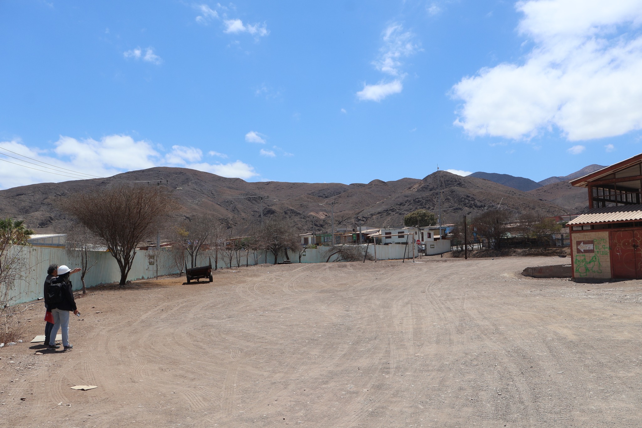 Vista general del terreno destinado a la reposición del Liceo Politécnico C-20 de Taltal.