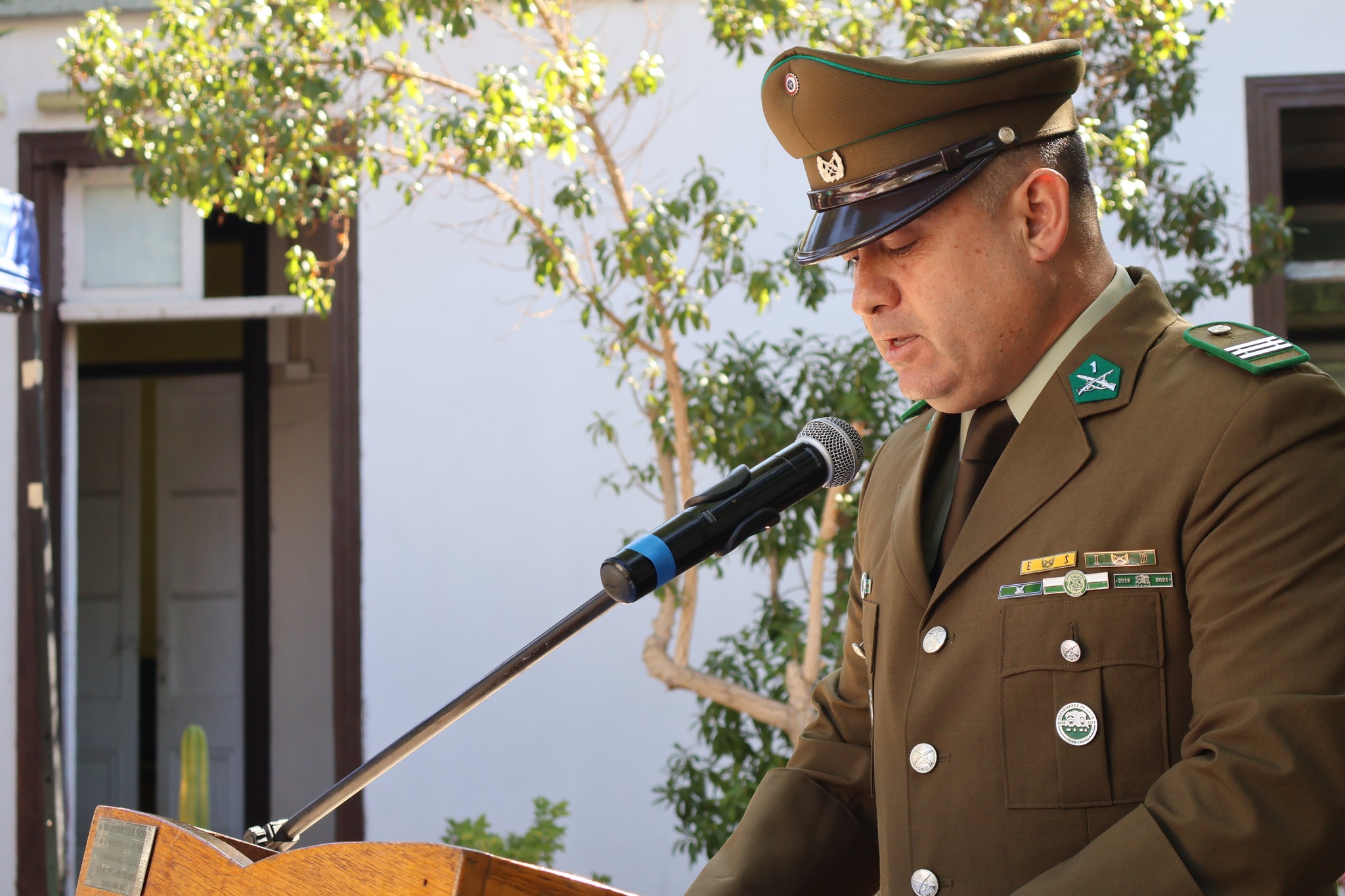 Momento de la entrega oficial de la Primera Comisaría de Carabineros de Taltal.