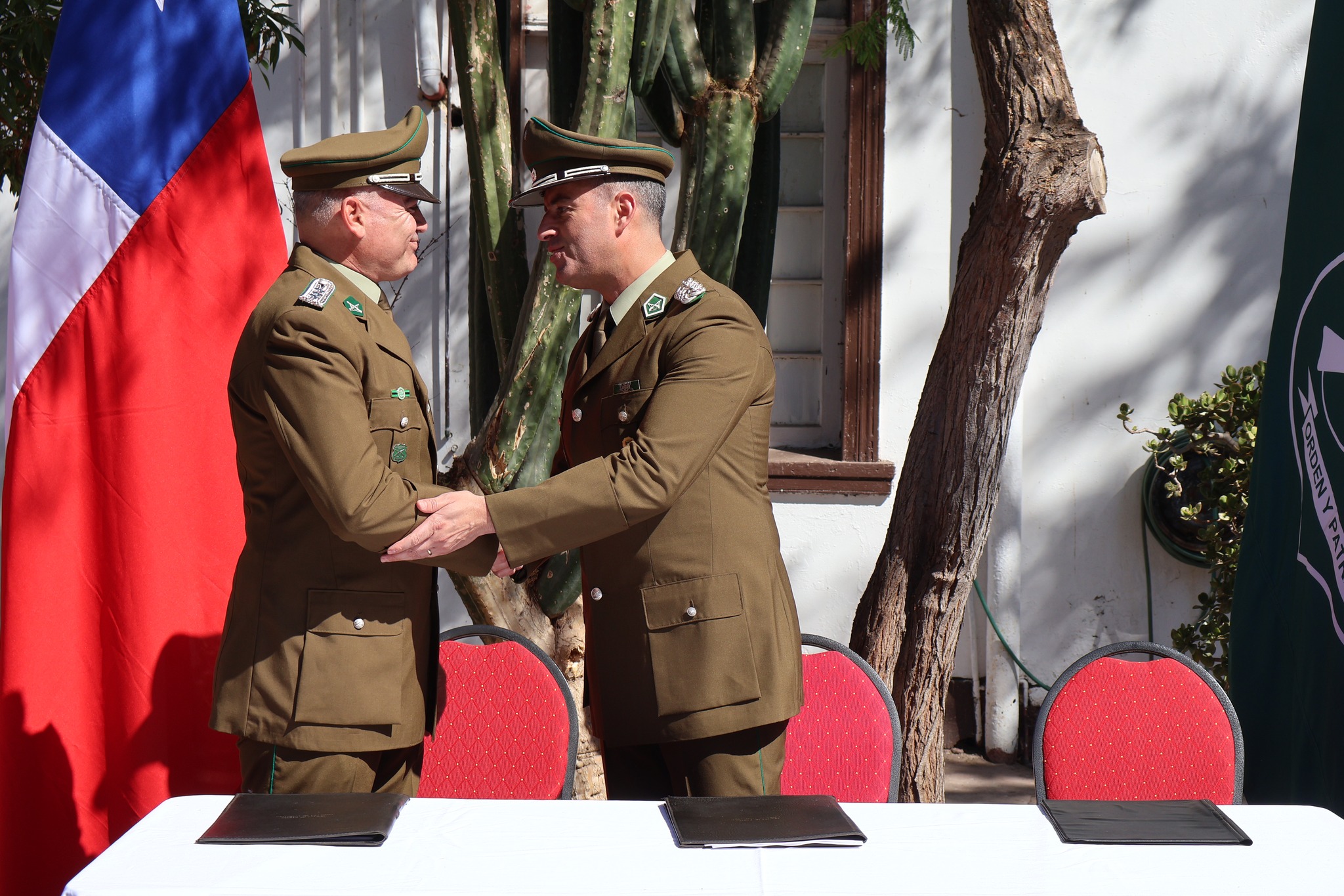 Traspaso de mando de la Primera Comisaría de Taltal.