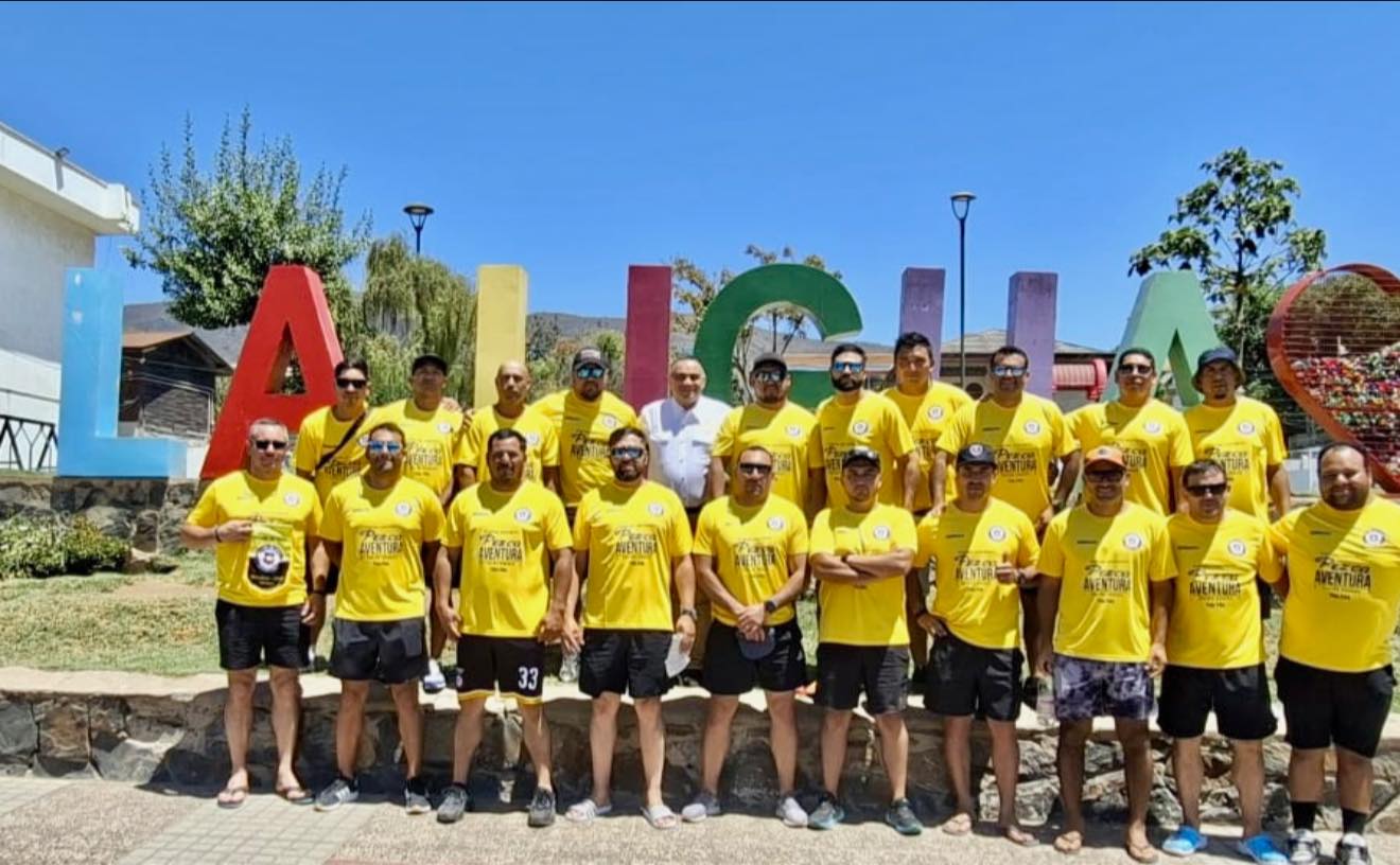 Delegacion taltalina en La Ligua, sede del Campeonato Nacional Senior +35 Zonal Norte.