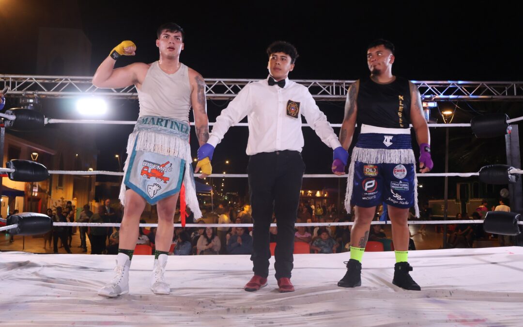 Taltal vibró con el Campeonato de Boxeo Intervecinal en la Plaza de Armas