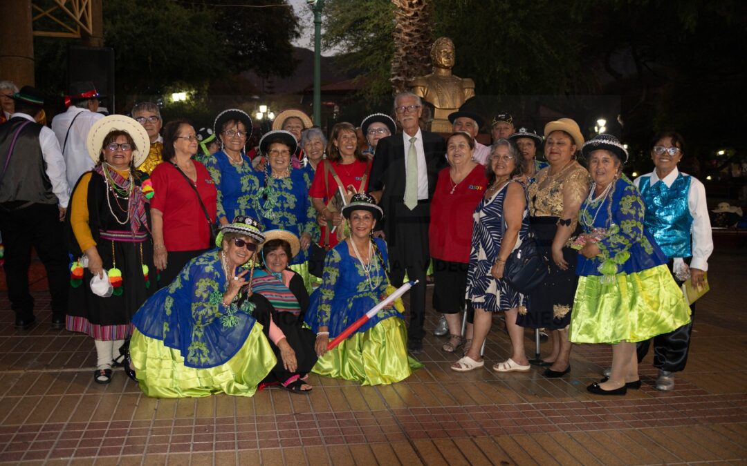 Exitosa demostración de bailes típicos del norte reunió a gran cantidad de público en la Plaza de Armas