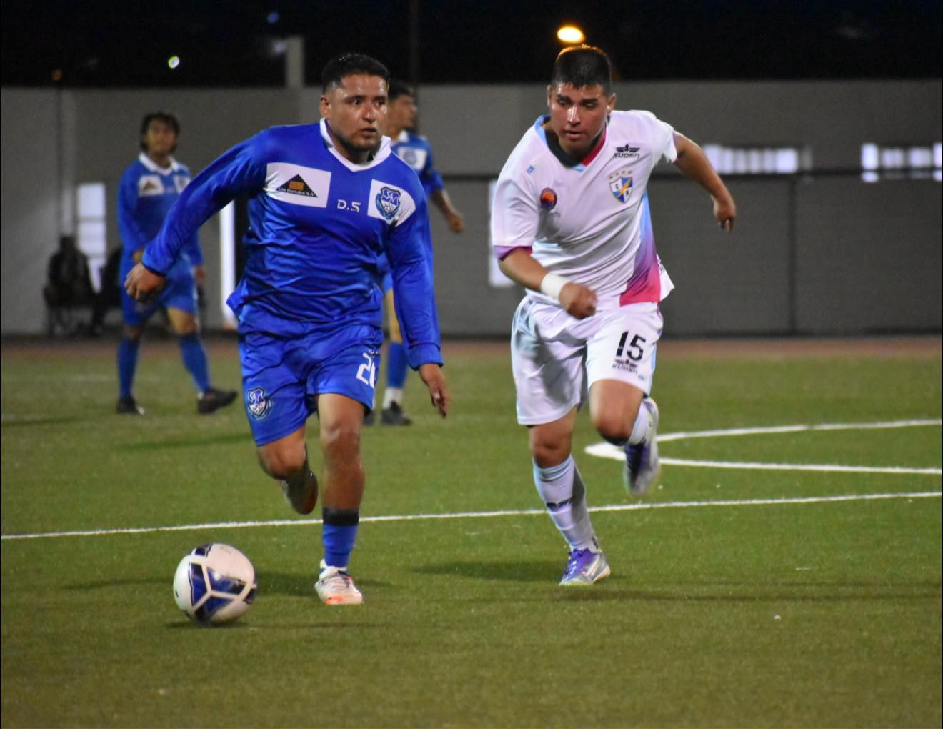 Acción del partido entre San Antonio Norte y Eléctricos Refinería por el Zonal Norte ANFA 2026