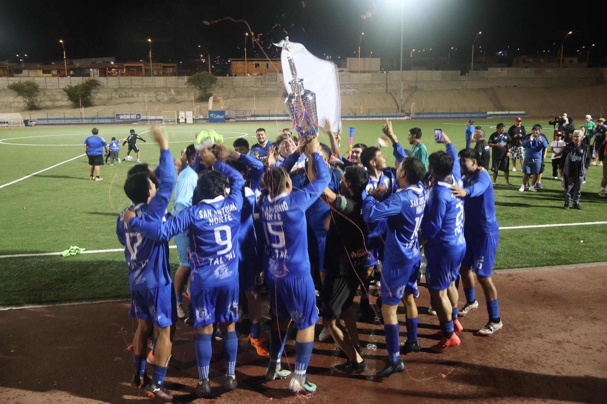 San Antonio Norte levanta la copa de campeón del Torneo Zonal Norte ANFA 2026 en el Estadio Belmor Rojas Iriarte.