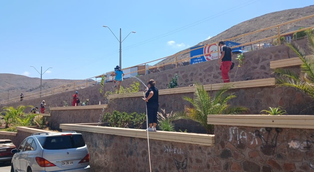 Municipalidad de Taltal y Team Verano 2026 recuperan espacios públicos en calle Belmor Rojas (Circunvalación Bajo)