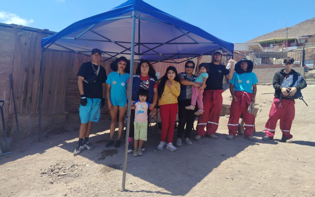 Jornada de mejoramiento de espacios públicos en sector República con San Martín: jóvenes y comunidad lideran la recuperación