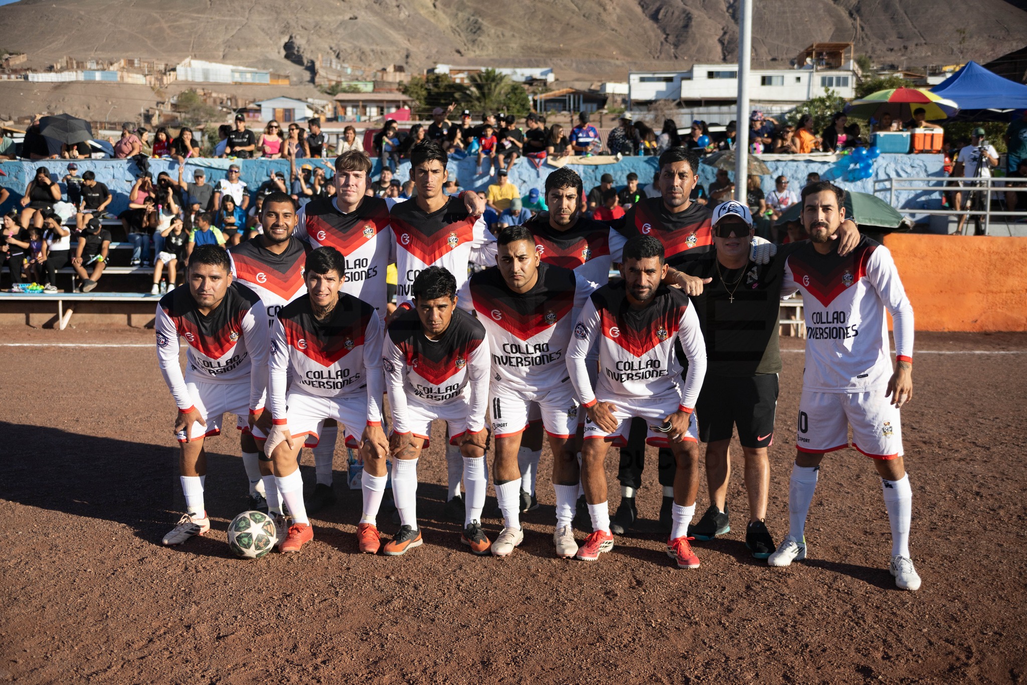 Formación de Collao Inversiones previo a la final del Futbolito Taltal 2026.