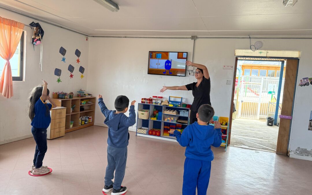 Posta Rural de Paposo realizó actividad de estimulación psicomotora en jardín infantil de la localidad