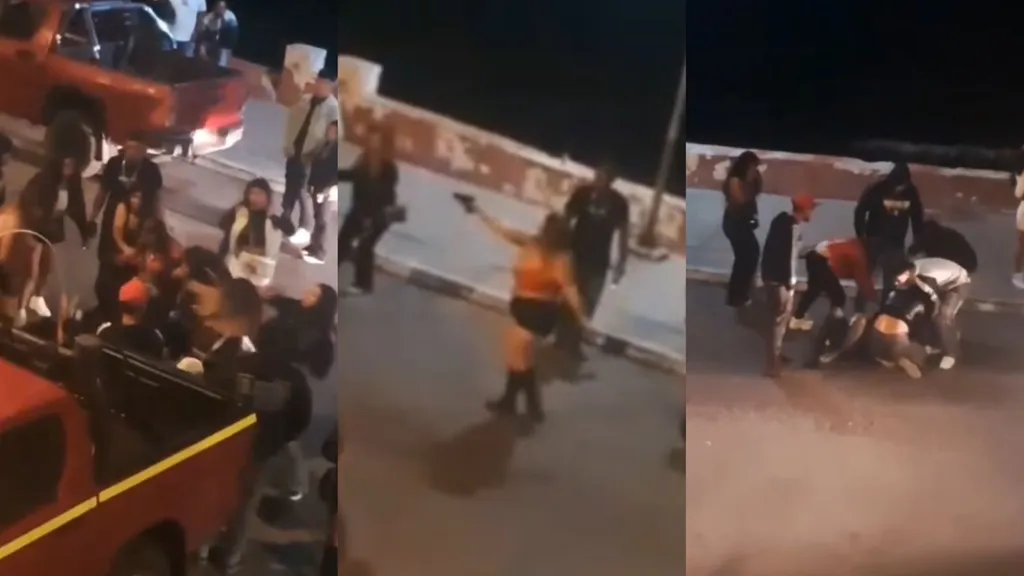 Riña en las afueras de un local nocturno en Taltal donde una mujer resultó herida con perdigones.