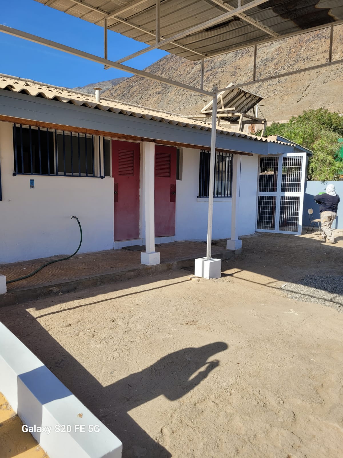 Trabajos de mejoramiento en la ex posta de Paposo para futura instalación de cámara hiperbárica