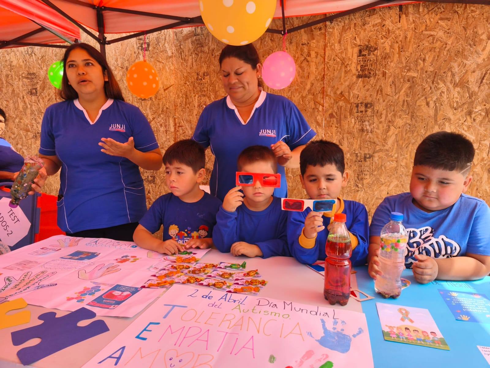 Actividad pedagógica y de sensibilización durante jornada por el Día del Autismo