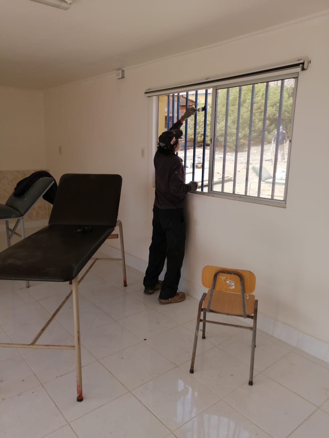 Dependencias de la ex posta de Paposo en proceso de acondicionamiento general