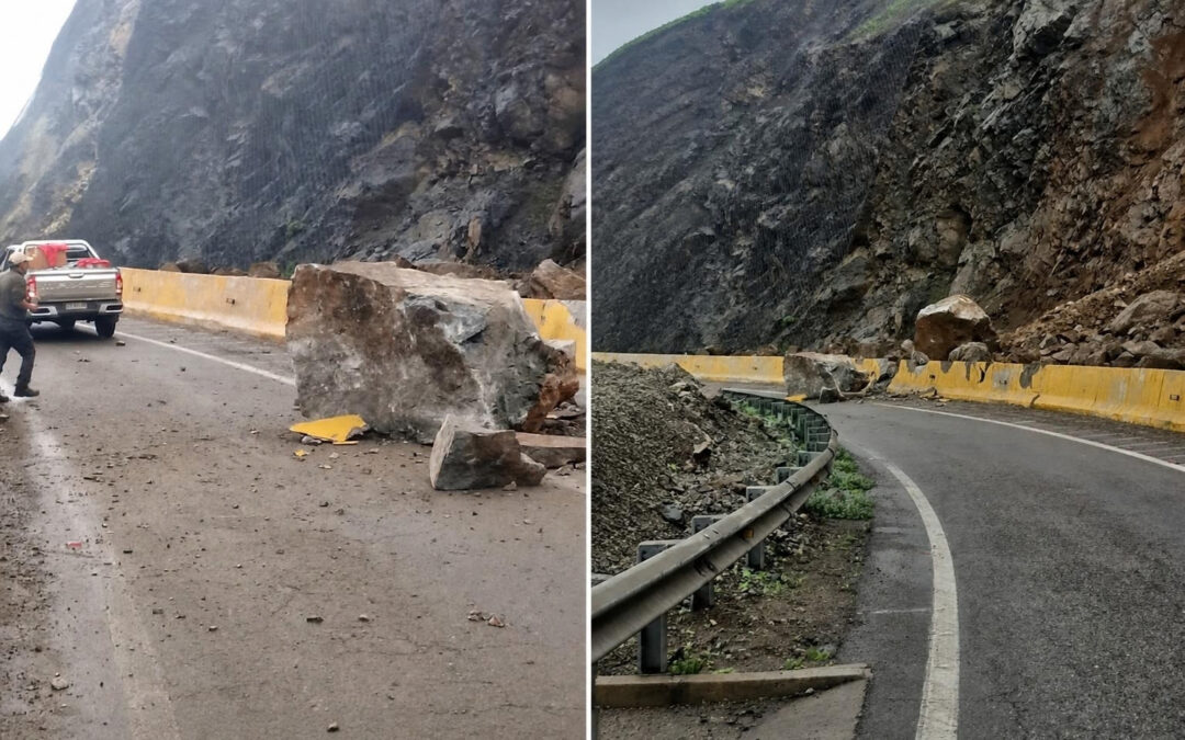 Deslizamiento de rocas afecta Cuesta Paposo y vecinos reportan avances en despeje de la Ruta B-710