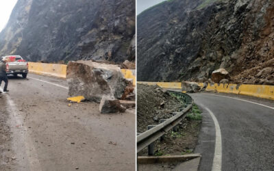 Deslizamiento de rocas afecta Cuesta Paposo y vecinos reportan avances en despeje de la Ruta B-710