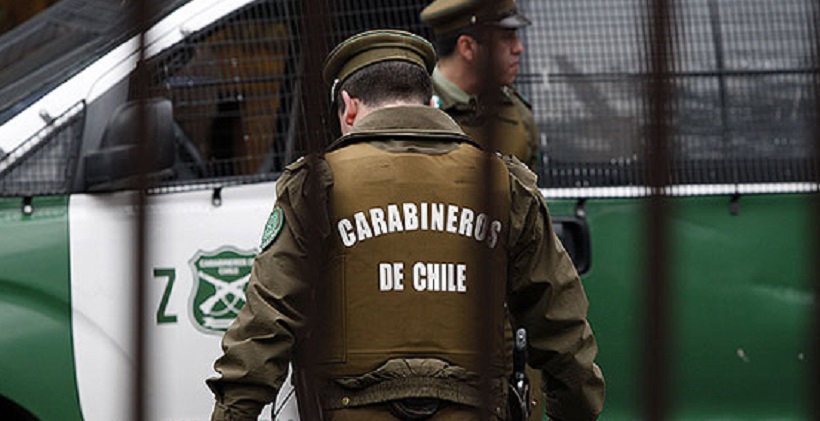 Carabineros de Chile en operativo de seguridad